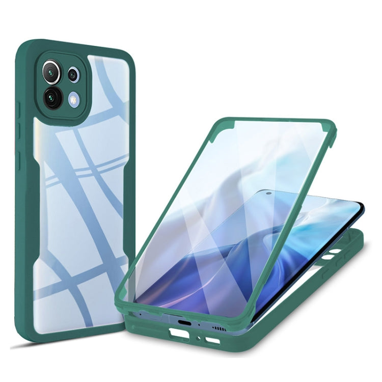 Acrylic + TPU 360 Degrees Full Coverage Shockproof Phone Case, For Xiaomi Mi 11, For Xiaomi Mi 11 Lite, For Xiaomi Mi 11T / 11T Pro, For Xiaomi Redmi Note 11 5G China