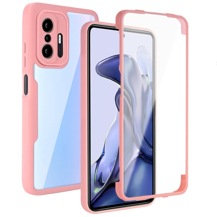 Acrylic + TPU 360 Degrees Full Coverage Shockproof Phone Case, For Xiaomi Mi 11, For Xiaomi Mi 11 Lite, For Xiaomi Mi 11T / 11T Pro, For Xiaomi Redmi Note 11 5G China