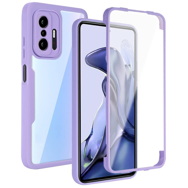 Acrylic + TPU 360 Degrees Full Coverage Shockproof Phone Case, For Xiaomi Mi 11, For Xiaomi Mi 11 Lite, For Xiaomi Mi 11T / 11T Pro, For Xiaomi Redmi Note 11 5G China