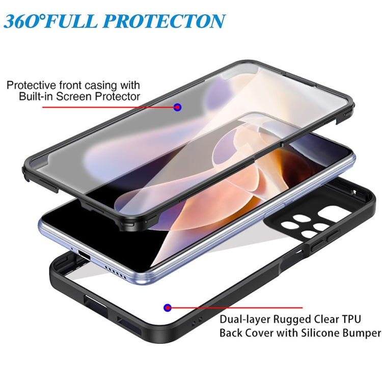 Acrylic + TPU 360 Degrees Full Coverage Shockproof Phone Case, For Xiaomi Redmi Note 11 Pro / Note 11 Pro+