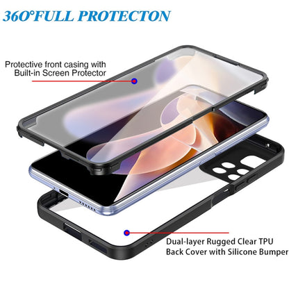 Acrylic + TPU 360 Degrees Full Coverage Shockproof Phone Case, For Xiaomi Redmi Note 11 Pro / Note 11 Pro+