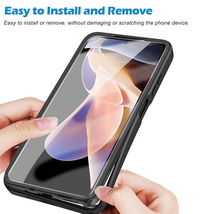 Acrylic + TPU 360 Degrees Full Coverage Shockproof Phone Case, For Xiaomi Redmi Note 11 Pro / Note 11 Pro+