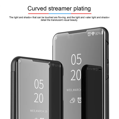 Plated Mirror Horizontal Flip Leather Case with Holder, For Galaxy S20+, For Galaxy S20 Ultra, For Galaxy S20