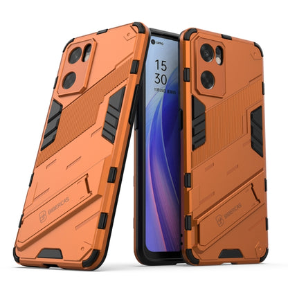 Punk Armor 2 in 1 PC + TPU Shockproof Phone Case with Invisible Holder, For OPPO Reno7 SE 5G, For Xiaomi Mi 12