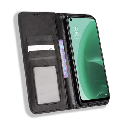 Magnetic Buckle Retro Texture Leather Phone Case, For OPPO A55s 5G JP Version, For OPPO Reno7 5G, For OPPO Reno7 Pro 5G, For OPPO Realme Narzo 50A, For TCL 20 XE, For TCL 20Y