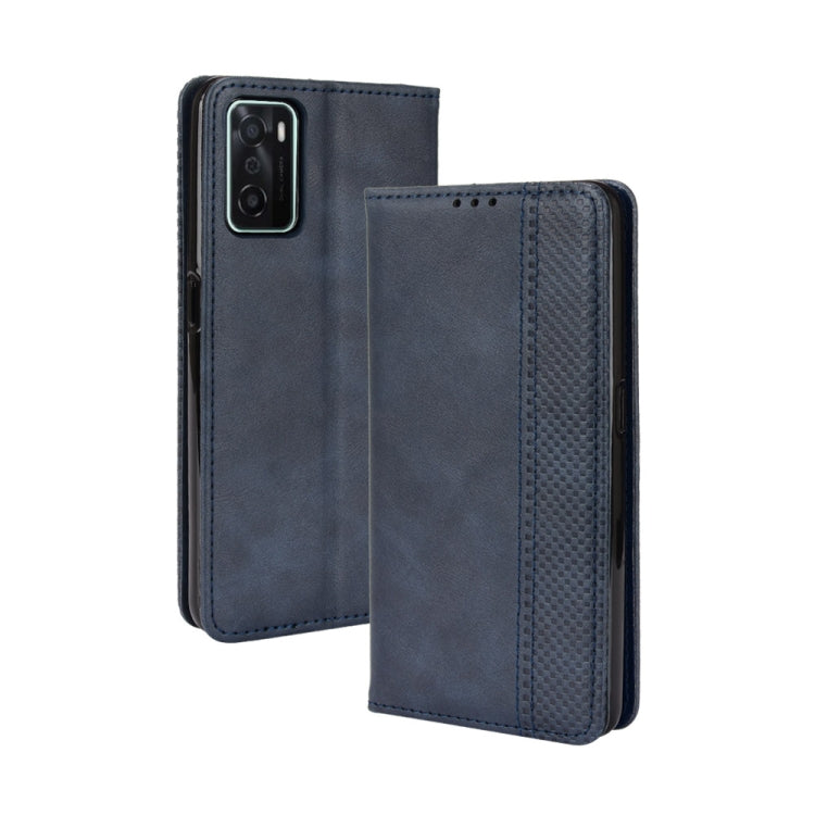 Magnetic Buckle Retro Texture Leather Phone Case, For OPPO A55s 5G JP Version, For OPPO Reno7 5G, For OPPO Reno7 Pro 5G, For OPPO Realme Narzo 50A, For TCL 20 XE, For TCL 20Y