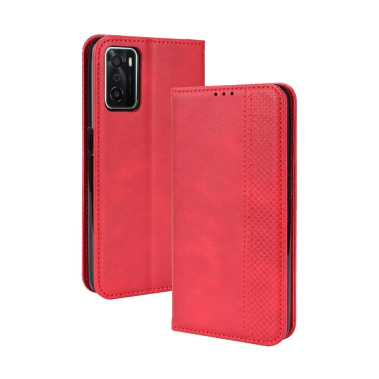 Magnetic Buckle Retro Texture Leather Phone Case, For OPPO A55s 5G JP Version, For OPPO Reno7 5G, For OPPO Reno7 Pro 5G, For OPPO Realme Narzo 50A, For TCL 20 XE, For TCL 20Y