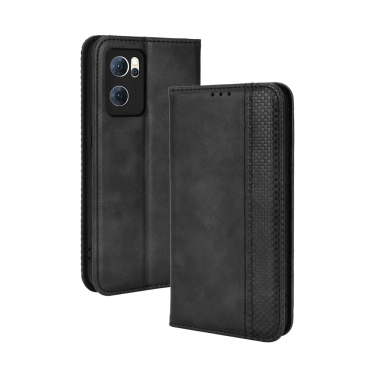 Magnetic Buckle Retro Texture Leather Phone Case, For OPPO A55s 5G JP Version, For OPPO Reno7 5G, For OPPO Reno7 Pro 5G, For OPPO Realme Narzo 50A, For TCL 20 XE, For TCL 20Y