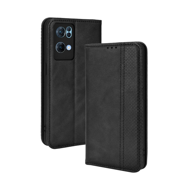 Magnetic Buckle Retro Texture Leather Phone Case, For OPPO A55s 5G JP Version, For OPPO Reno7 5G, For OPPO Reno7 Pro 5G, For OPPO Realme Narzo 50A, For TCL 20 XE, For TCL 20Y