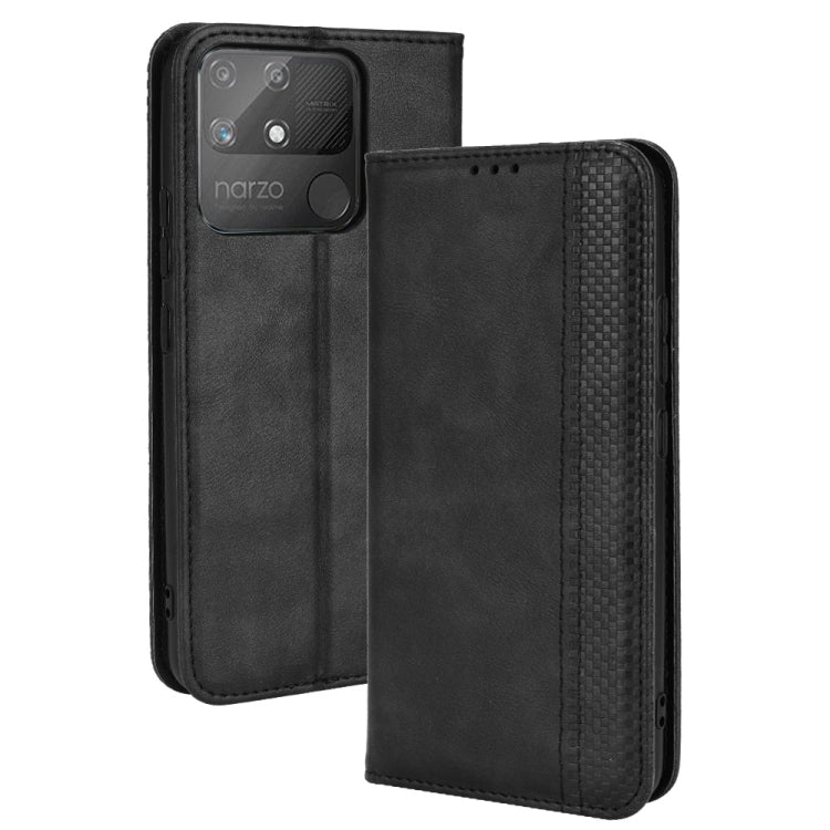 Magnetic Buckle Retro Texture Leather Phone Case, For OPPO A55s 5G JP Version, For OPPO Reno7 5G, For OPPO Reno7 Pro 5G, For OPPO Realme Narzo 50A, For TCL 20 XE, For TCL 20Y
