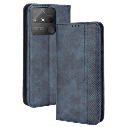 Magnetic Buckle Retro Texture Leather Phone Case, For OPPO A55s 5G JP Version, For OPPO Reno7 5G, For OPPO Reno7 Pro 5G, For OPPO Realme Narzo 50A, For TCL 20 XE, For TCL 20Y