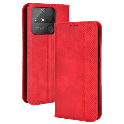 Magnetic Buckle Retro Texture Leather Phone Case, For OPPO A55s 5G JP Version, For OPPO Reno7 5G, For OPPO Reno7 Pro 5G, For OPPO Realme Narzo 50A, For TCL 20 XE, For TCL 20Y