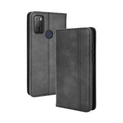 Magnetic Buckle Retro Texture Leather Phone Case, For OPPO A55s 5G JP Version, For OPPO Reno7 5G, For OPPO Reno7 Pro 5G, For OPPO Realme Narzo 50A, For TCL 20 XE, For TCL 20Y