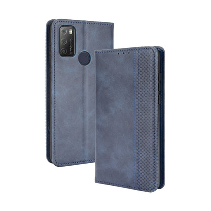 Magnetic Buckle Retro Texture Leather Phone Case, For OPPO A55s 5G JP Version, For OPPO Reno7 5G, For OPPO Reno7 Pro 5G, For OPPO Realme Narzo 50A, For TCL 20 XE, For TCL 20Y