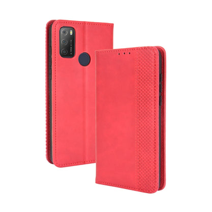 Magnetic Buckle Retro Texture Leather Phone Case, For OPPO A55s 5G JP Version, For OPPO Reno7 5G, For OPPO Reno7 Pro 5G, For OPPO Realme Narzo 50A, For TCL 20 XE, For TCL 20Y