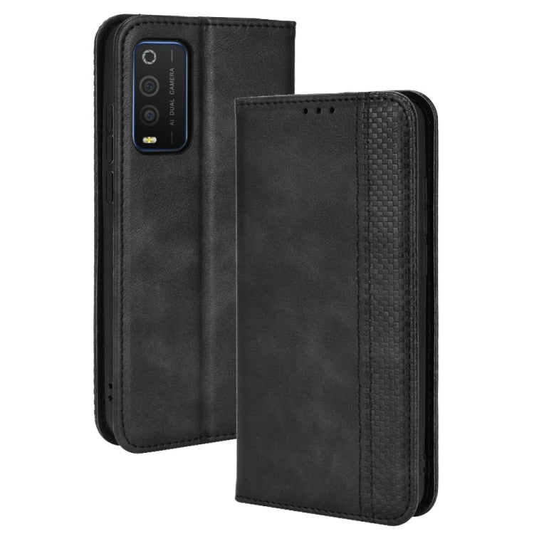 Magnetic Buckle Retro Texture Leather Phone Case, For TCL 205, For vivo Y3s 2021, For vivo S10e / V23e 4G / 5G, For vivo Y15s 2021 / Y15a, For Infinix Hot 11, For Infinix Note 11 Pro