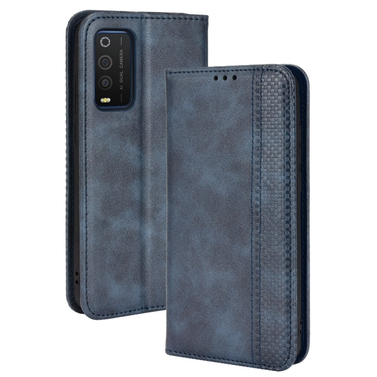 Magnetic Buckle Retro Texture Leather Phone Case, For TCL 205, For vivo Y3s 2021, For vivo S10e / V23e 4G / 5G, For vivo Y15s 2021 / Y15a, For Infinix Hot 11, For Infinix Note 11 Pro