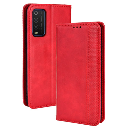 Magnetic Buckle Retro Texture Leather Phone Case, For TCL 205, For vivo Y3s 2021, For vivo S10e / V23e 4G / 5G, For vivo Y15s 2021 / Y15a, For Infinix Hot 11, For Infinix Note 11 Pro