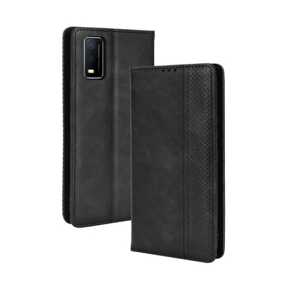 Magnetic Buckle Retro Texture Leather Phone Case, For TCL 205, For vivo Y3s 2021, For vivo S10e / V23e 4G / 5G, For vivo Y15s 2021 / Y15a, For Infinix Hot 11, For Infinix Note 11 Pro