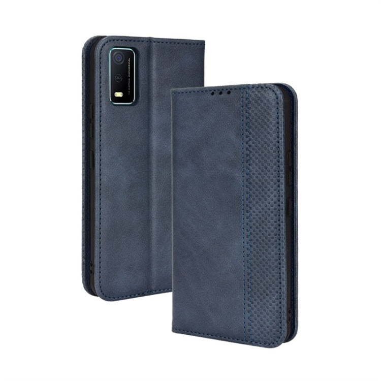 Magnetic Buckle Retro Texture Leather Phone Case, For TCL 205, For vivo Y3s 2021, For vivo S10e / V23e 4G / 5G, For vivo Y15s 2021 / Y15a, For Infinix Hot 11, For Infinix Note 11 Pro