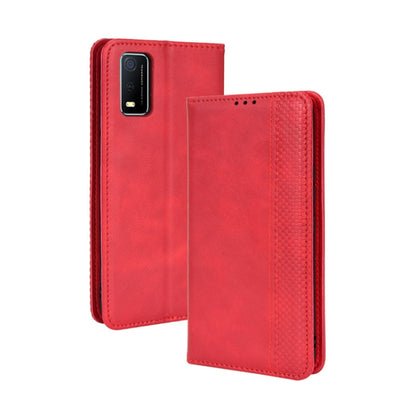 Magnetic Buckle Retro Texture Leather Phone Case, For TCL 205, For vivo Y3s 2021, For vivo S10e / V23e 4G / 5G, For vivo Y15s 2021 / Y15a, For Infinix Hot 11, For Infinix Note 11 Pro