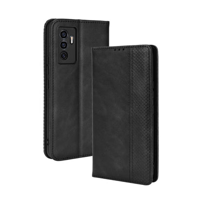 Magnetic Buckle Retro Texture Leather Phone Case, For TCL 205, For vivo Y3s 2021, For vivo S10e / V23e 4G / 5G, For vivo Y15s 2021 / Y15a, For Infinix Hot 11, For Infinix Note 11 Pro