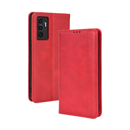 Magnetic Buckle Retro Texture Leather Phone Case, For TCL 205, For vivo Y3s 2021, For vivo S10e / V23e 4G / 5G, For vivo Y15s 2021 / Y15a, For Infinix Hot 11, For Infinix Note 11 Pro