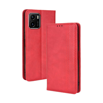 Magnetic Buckle Retro Texture Leather Phone Case, For TCL 205, For vivo Y3s 2021, For vivo S10e / V23e 4G / 5G, For vivo Y15s 2021 / Y15a, For Infinix Hot 11, For Infinix Note 11 Pro