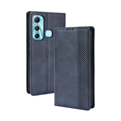 Magnetic Buckle Retro Texture Leather Phone Case, For TCL 205, For vivo Y3s 2021, For vivo S10e / V23e 4G / 5G, For vivo Y15s 2021 / Y15a, For Infinix Hot 11, For Infinix Note 11 Pro