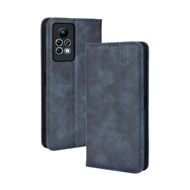 Magnetic Buckle Retro Texture Leather Phone Case, For TCL 205, For vivo Y3s 2021, For vivo S10e / V23e 4G / 5G, For vivo Y15s 2021 / Y15a, For Infinix Hot 11, For Infinix Note 11 Pro