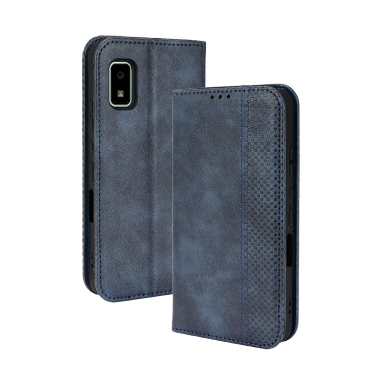 Magnetic Buckle Retro Texture Leather Phone Case, For Sharp Aquos Wish, For Xiaomi 12, For OnePlus 10 Pro 5G, For Umidigi A11s, For ZTE Libero 5G II