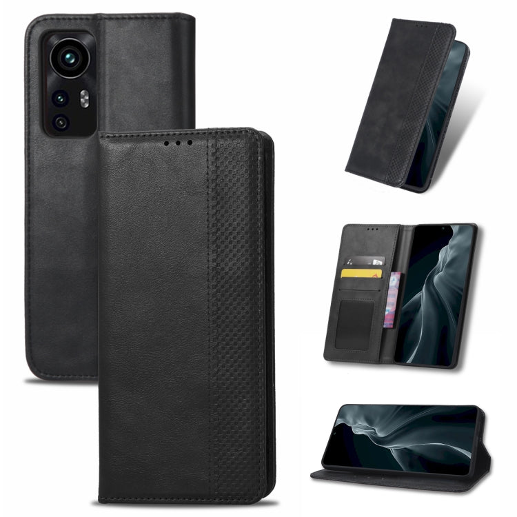 Magnetic Buckle Retro Texture Leather Phone Case, For Sharp Aquos Wish, For Xiaomi 12, For OnePlus 10 Pro 5G, For Umidigi A11s, For ZTE Libero 5G II