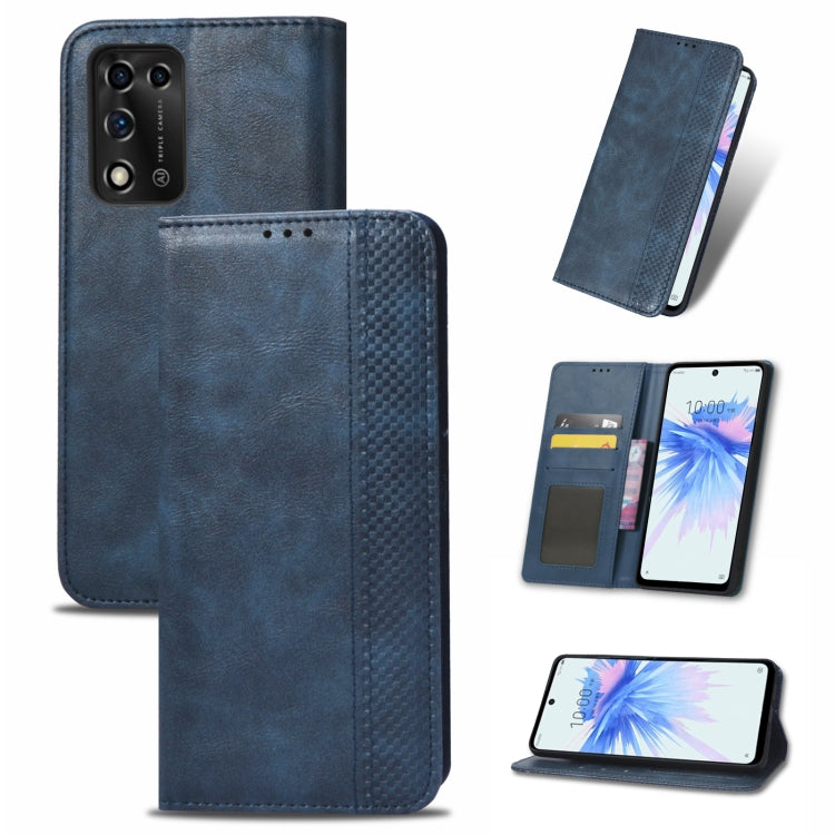 Magnetic Buckle Retro Texture Leather Phone Case, For Sharp Aquos Wish, For Xiaomi 12, For OnePlus 10 Pro 5G, For Umidigi A11s, For ZTE Libero 5G II