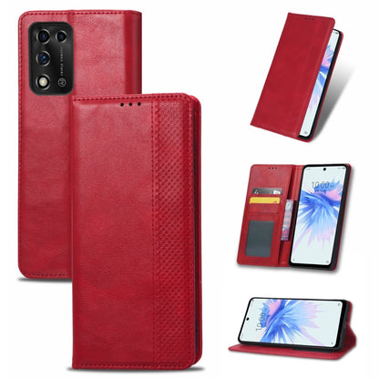 Magnetic Buckle Retro Texture Leather Phone Case, For Sharp Aquos Wish, For Xiaomi 12, For OnePlus 10 Pro 5G, For Umidigi A11s, For ZTE Libero 5G II