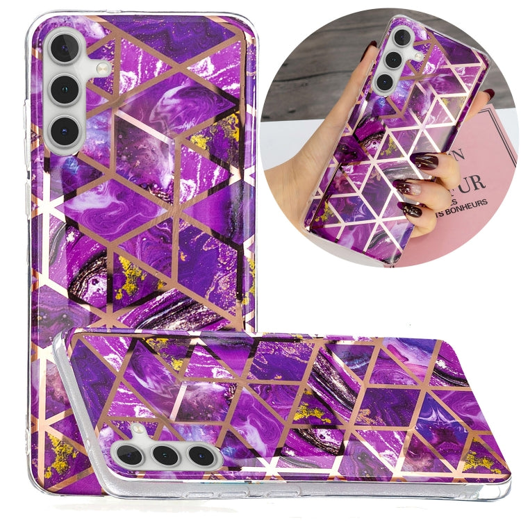 Electroplating TPU Protective Phone Case, For Samsung Galaxy A03s 166mm EU Version, For Samsung Galaxy A13