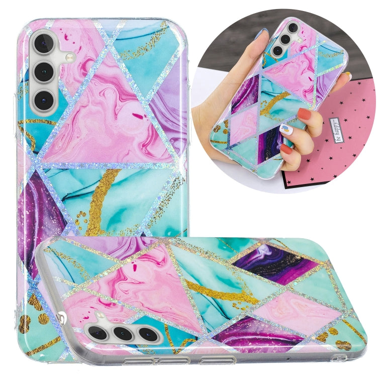 Electroplating TPU Protective Phone Case, For Samsung Galaxy A03s 166mm EU Version, For Samsung Galaxy A13
