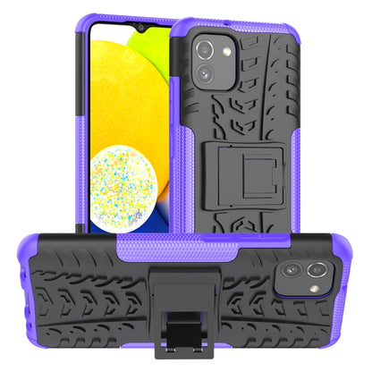 Tire Texture TPU + PC Phone Case, For Samsung Galaxy A03 EU Version, For Samsung Galaxy A03 Core, For Samsung Galaxy A33 5G