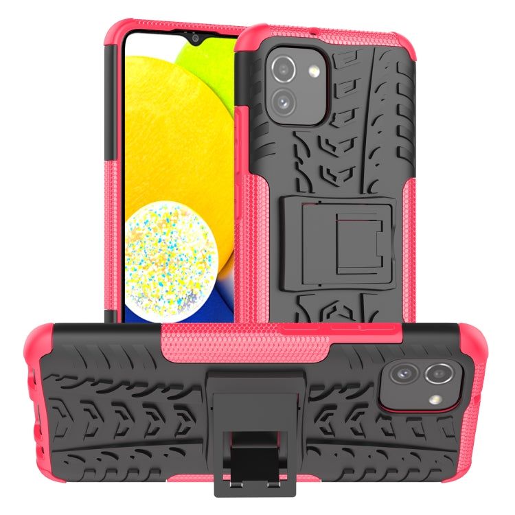 Tire Texture TPU + PC Phone Case, For Samsung Galaxy A03 EU Version, For Samsung Galaxy A03 Core, For Samsung Galaxy A33 5G