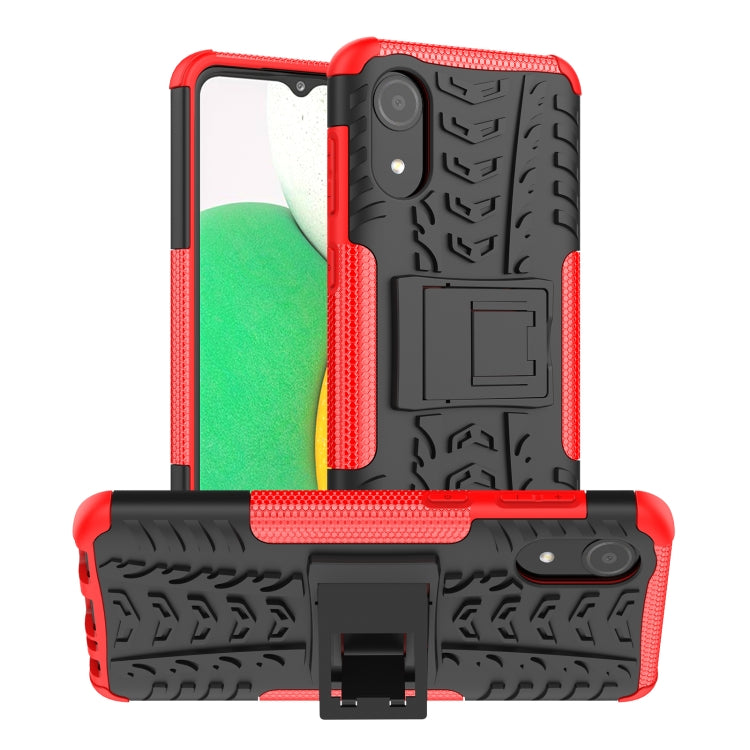 Tire Texture TPU + PC Phone Case, For Samsung Galaxy A03 EU Version, For Samsung Galaxy A03 Core, For Samsung Galaxy A33 5G
