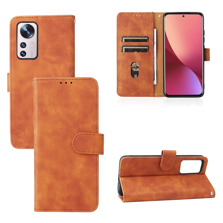 Skin Feel Magnetic Buckle Calf Texture PU Phone Case, For Samsung Galaxy A13 4G, For Sharp Aquos Wish SHG06, For Xiaomi 12 5G, For OnePlus 10 Pro 5G