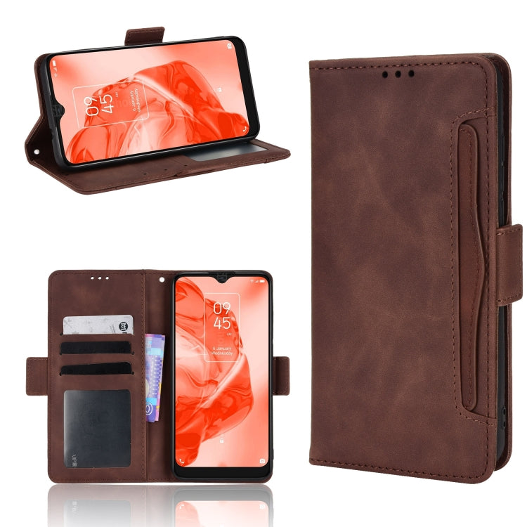 Skin Feel Calf Pattern Leather Phone Case, For TCL 20 XE, For TCL 20Y / Alcatel 1S 2021, For TCL 205, For vivo Y3s 2021