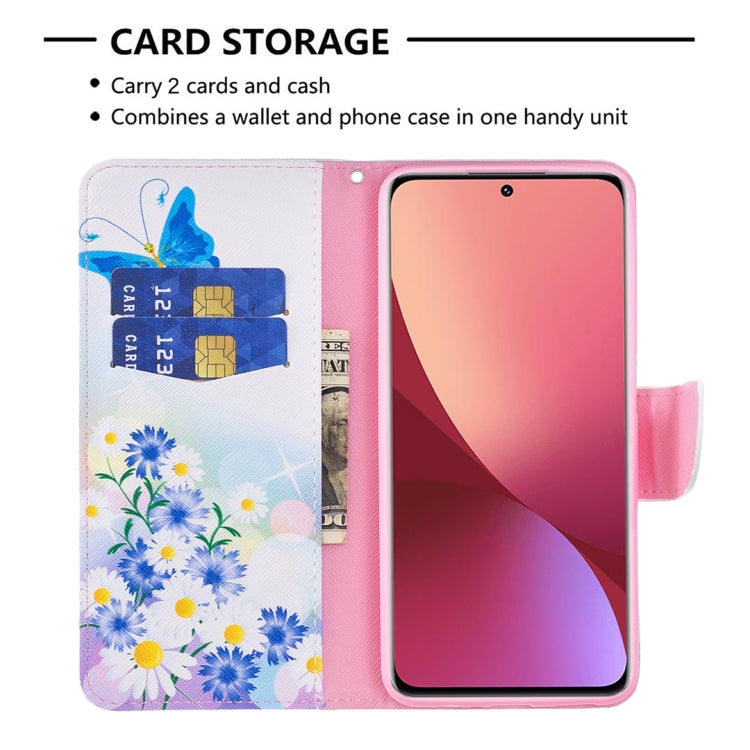 Colored Drawing Pattern Leather Phone Case, For Xiaomi 12