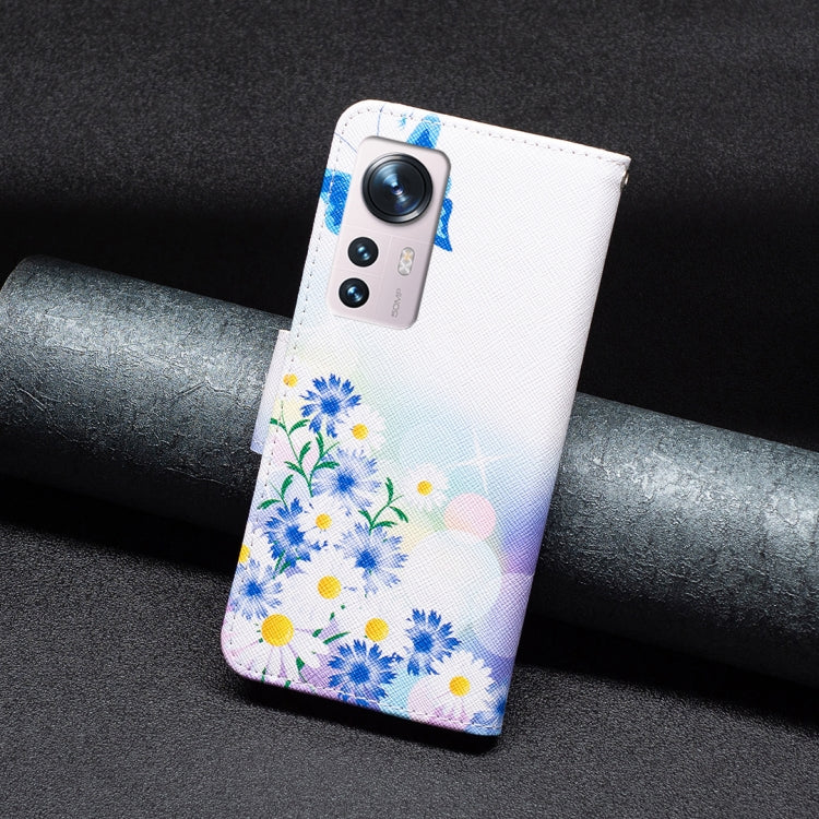Colored Drawing Pattern Leather Phone Case, For Xiaomi 12