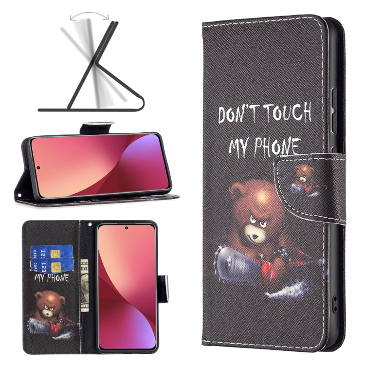 Colored Drawing Pattern Leather Phone Case, For Xiaomi 12