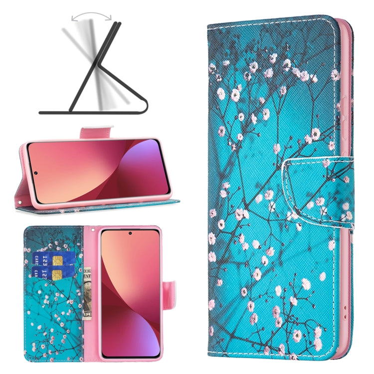 Colored Drawing Pattern Leather Phone Case, For Xiaomi 12