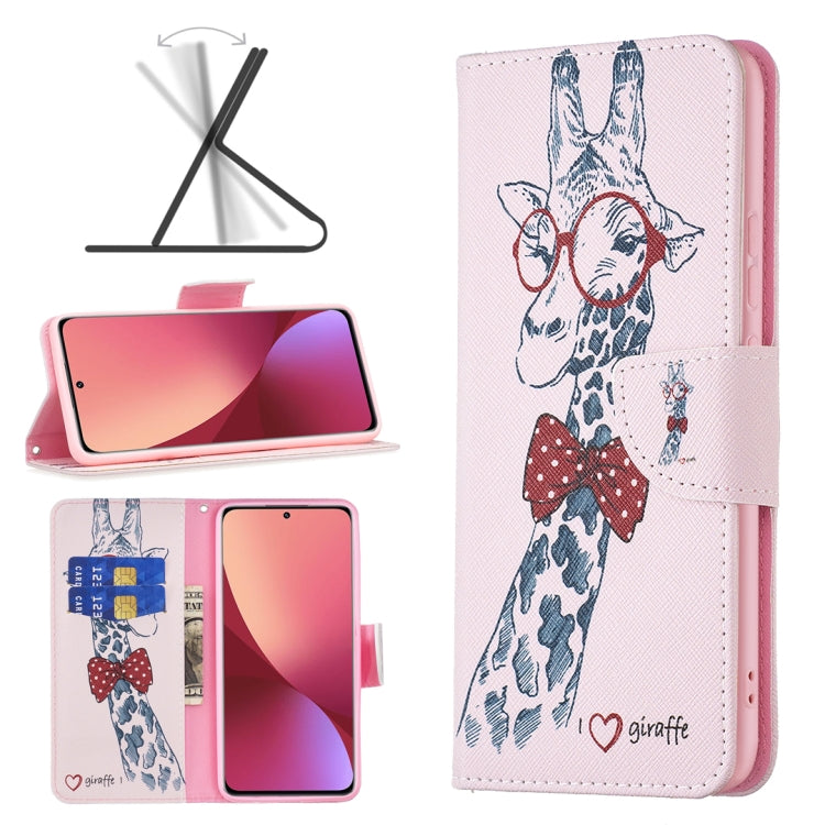 Colored Drawing Pattern Leather Phone Case, For Xiaomi 12