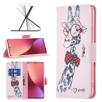 Colored Drawing Pattern Leather Phone Case, For Xiaomi 12