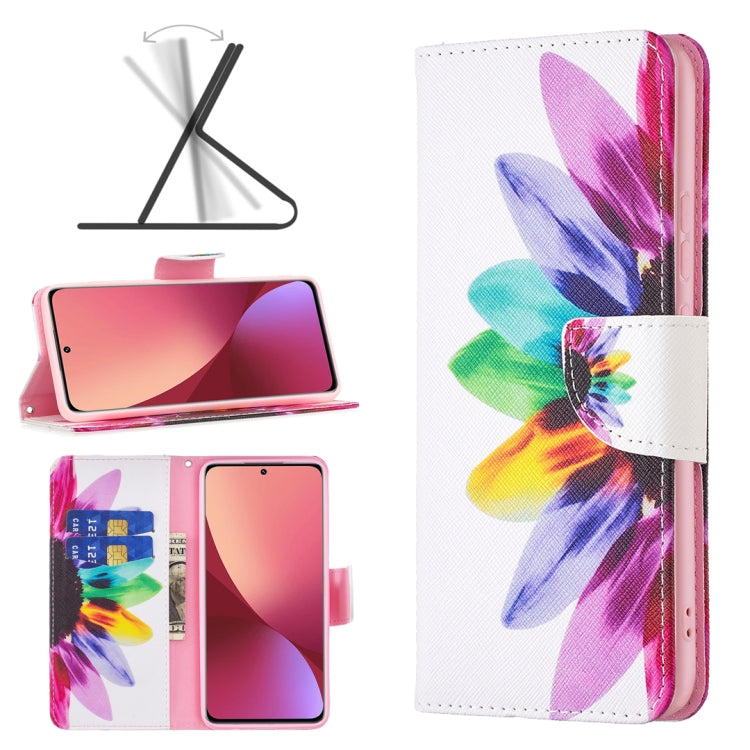 Colored Drawing Pattern Leather Phone Case, For Xiaomi 12