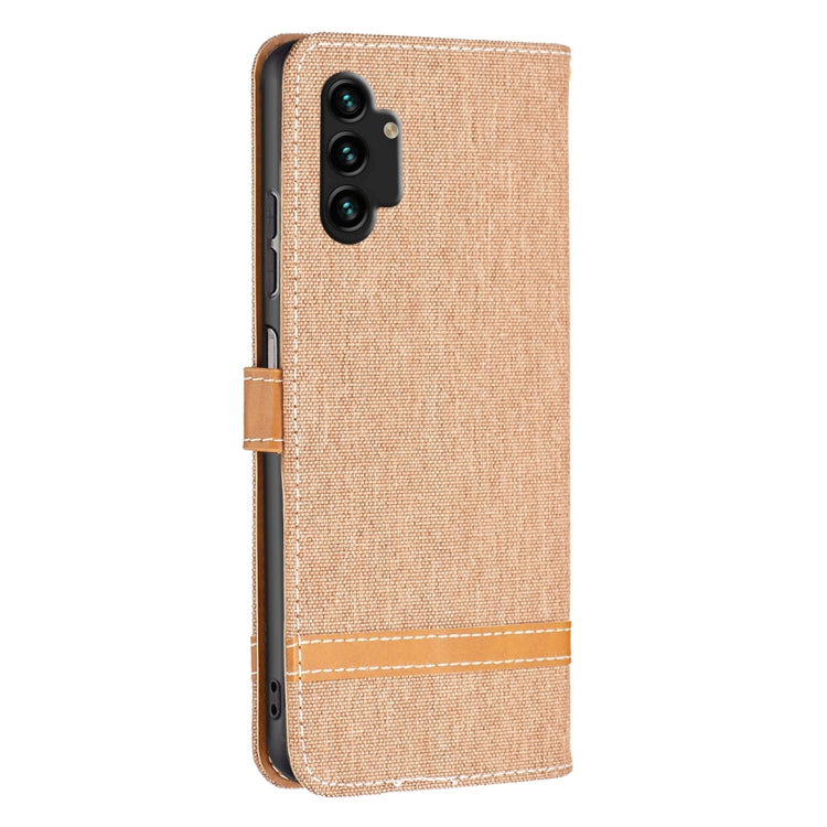 Color Matching Denim Texture Leather Phone Case, For Samsung Galaxy A13 4G, For Samsung Galaxy A33 5G
