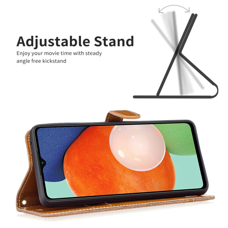 Color Matching Denim Texture Leather Phone Case, For Samsung Galaxy A13 4G, For Samsung Galaxy A33 5G
